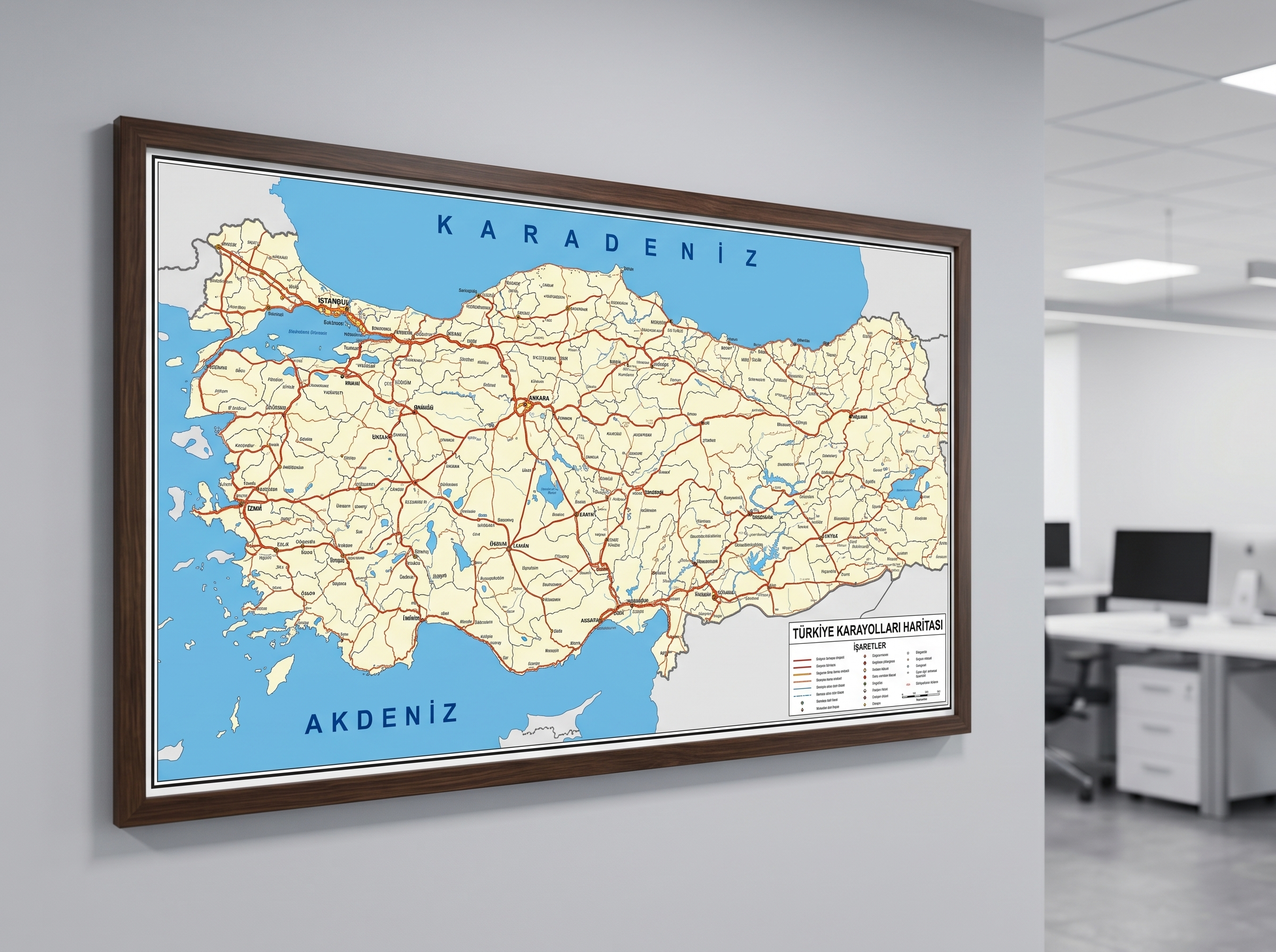Türkiye Karayolları Haritasi